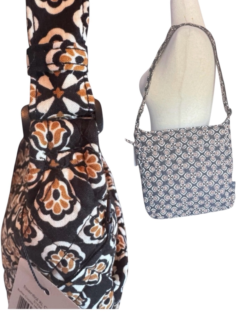 Vera Bradley Essential XL Quilted Crossbody Bag, NWT